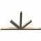 Ekena Millwork Saratoga Rough Sawn Timber Gable Bracket, Douglas Fir, 84"W x 49"H x 4"D x 4"F, 14/12 Pitch GBW084X49X0404SAR00RDF - alternate 2